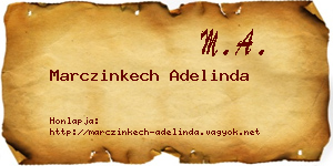 Marczinkech Adelinda névjegykártya